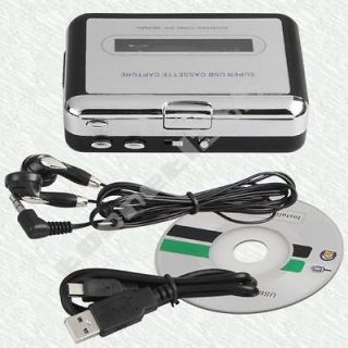 USB Cassette Tape Converter to Music  CD Player PC