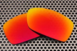   VL Polarized Fire Red Replacement Lenses for Oakley Spike Sunglasses