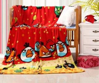 Angry Birds Red Soft Fleece Throw Blanket Bed 200x150cm FREE SHIPPING