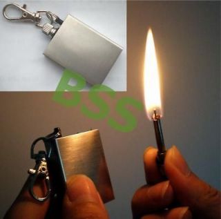 3pcs Torch MATCH box Lighter PERMANENT striker keychain