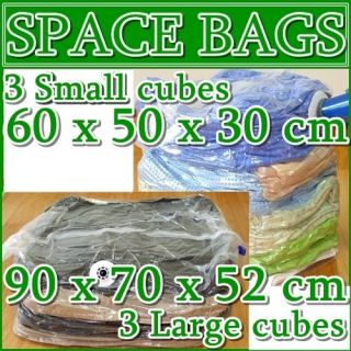 Space Bags Cubic Design Vacuum Storage Bags Cube