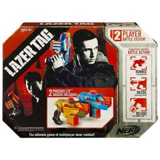 Newly listed 2 Nerf Lazertag Gun Lazer Laser Tag Taggers Set System 