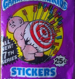   Kids card pack   Series 7 Unopened   Topps   Bubble Gum   Rare GPK