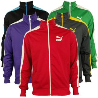 New Mens Puma Heroes T7 Retro Track Suit Top Polyester Vintage Jacket 
