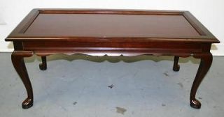 HICKORY mahogany queen anne chippendale coffee table