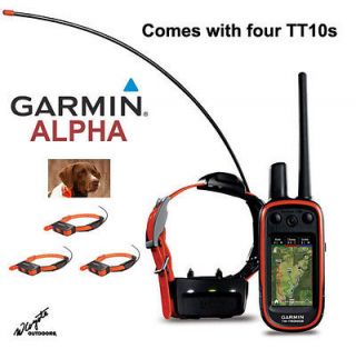 Garmin ALPHA 100 GPS Tracking and Training System   Four Dog System
