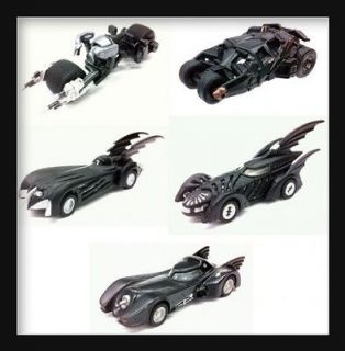 2012 new BATMOBILE COLLECTION Batman 5 cars TAKARA TL TOMY TOMICA