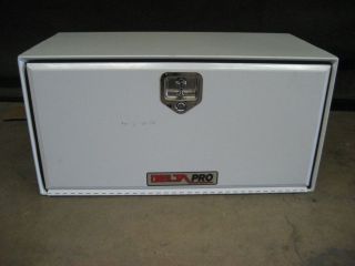 Delta Pro Truck Bed Tool Box White