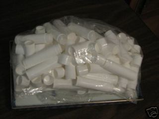 100 New white LIP BALM chapstick TUBES Make your own