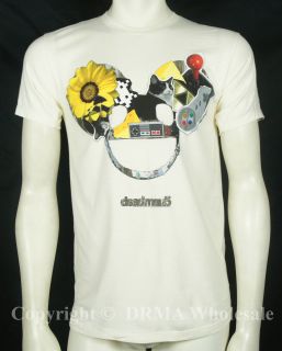 Authentic DEADMAU5 Collage Mau Head Logo Slim Fit T Shirt S M L XL NEW