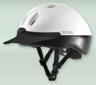 Troxel Safety Riding Helmet Western Hat Spirit White M