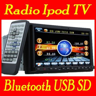   din DVD Audio Video Car stereo cd dvd player Touchscreen radio Ipod TV