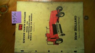   178 Self Propelled Baler Wire & Twine Service Parts Catalog Manual