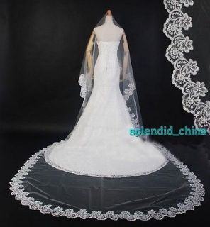 cathedral long wedding veil in Veils