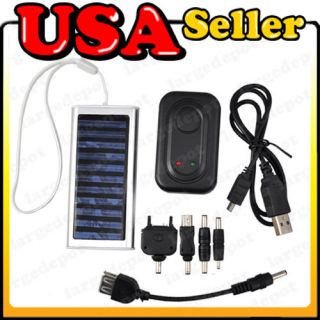 USB Solar Battery Panel Power Charger for Cell Phone  MP4