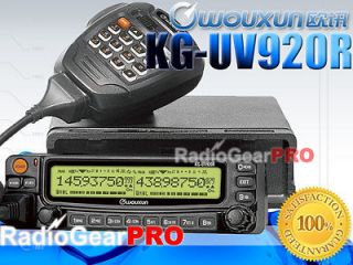 Wouxun KG UV920R Car Mobile Dual Band Radio 136 174 / 400 480Mhz 