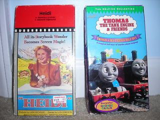   1953 and Thomas the Tank Engine & Friends Help Out VHS Set of TWO