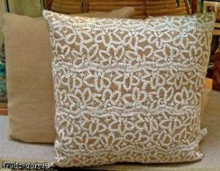 Pier 1 Imports Lace Front Accent Pillow NWT Home Decor