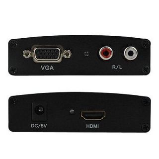 Fosmon   VGA and Audio to HDMI Converter for DVD PS3 XBOX 360 Wii 