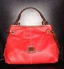 NWT Dooney & Bourke Giant Bright Red Leather Fun Handbag Is This 