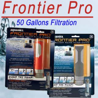   Frontier Pro Tactical Water Filter Filtration System Straw 50 gallons