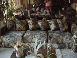PIECE LIVING ROOM SET BROWN SHADE COUCH SOFA. LOVE SEAT CHAIR13 