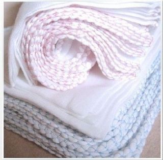 10 pcs white baby Gauze Muslin Squares Washcloth 100% cotton