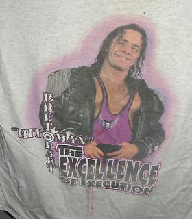   The Hitman Hart Wrestling Shirt AWA WCW ECW Excellence of Execution