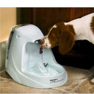Drinkwell Platinum Dog Cat Pet Fountain with Adjustable Water Flow