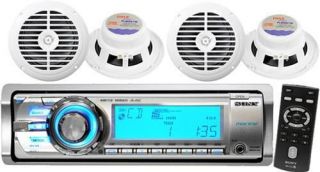 New Sony Marine Boat Waterproof CD MP3 iPod HD Player 2 Pairs of 6.5 