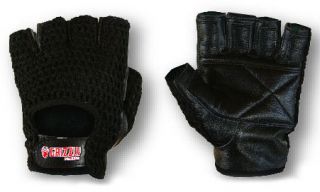   Bear Paw Leather & Mesh Weight Lifting Training Gloves 8733 Med