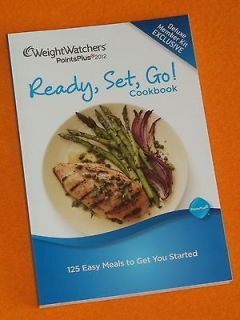 WEIGHT WATCHERS 2012 POINTS PLUS READY, SET, GO! COOKBOOK 208 PAGE 