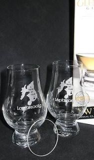   TWIN PACK GLENCAIRN SCOTCH WHISKY GLASSES WITH TWO WATCH GLASS COVERS