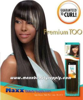   Premium Too Human & Premium Blend Hair Weave   Yaki Pro 12