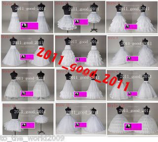New12 Style wedding slip/wedding Petticoat/A Line/Hoop/Hoopless/Short 