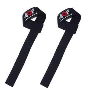AQF Weight Lifting Training Gym Straps Hand Bar Wrist Support Gloves 