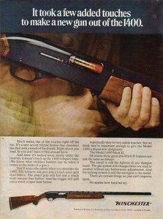 1969 Winchester Model 1400 Mark II Shotgun~gun photo Ad