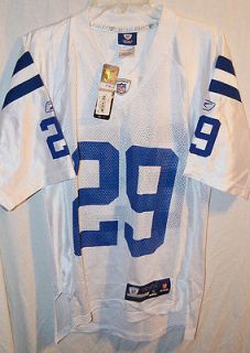 NFL Indianapolis Colts Addai White Large Football Jersey NWT