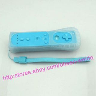   Blue Right Remote controller+Silicone Case For Nintendo Wii Hot Sale