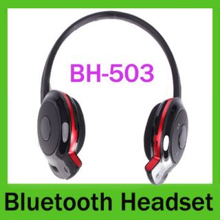 BH 503 Stereo Wireless Bluetooth V2.0 Headset Earphone Headphone For 