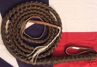   Real Leather INDIANA Stuntman BULLWHIP 10 foot 4 plait BULL WHIP Whips