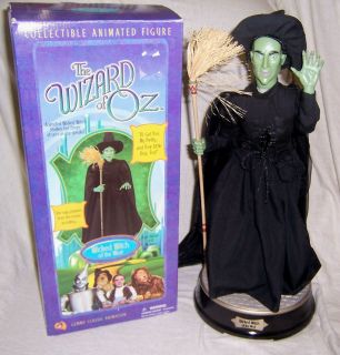 Animated/Talki​ng Wizard of Oz WICKED WITCH Doll GEMMY