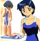 Sailor Moon World 3 Authentic Figure Ami Mizuno Mercury in Swimming 