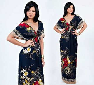 kimono maxi dress in Dresses