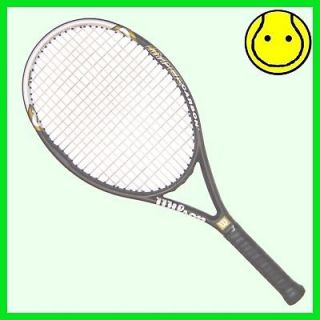 NEW Wilson Hyper Hammer 5.3 OS 4 1/4 STRUNG with COVER Tennis Racquet 
