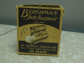 Vintage Berghman Skate Sharpener In Orig Box
