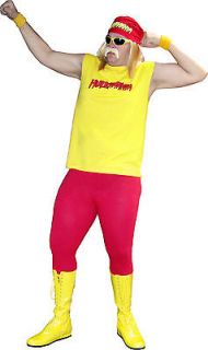 Hulk Hogan Hulkamania Costume Adult *New*