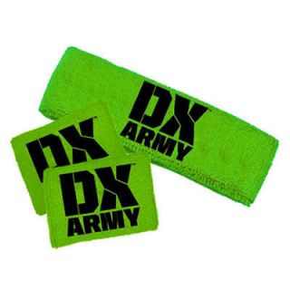 DX Army Green Headband Wristband Set D Generation X