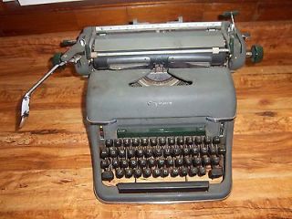 Vintage Olympia Typewriter Removable Carriage Math & Science Keys 