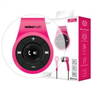   NS560 PINK CLIP ON BLUETOOTH WIRELESS HEADSET FOR ALL PHONES IPOD